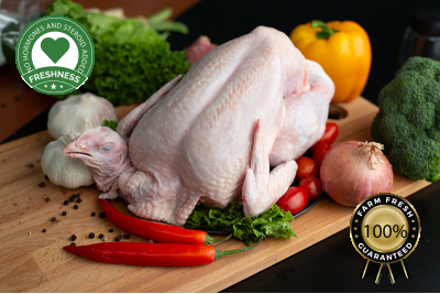 Fresh whole chicken